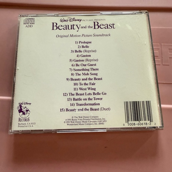 Walt Disney | Beauty and the Beast Soundtrack | Vintage CD - Picture 3 of 3